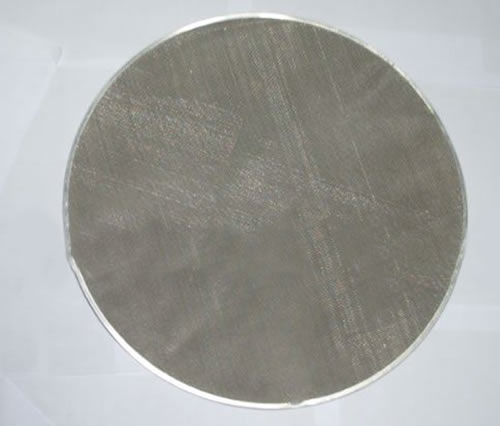 300 mesh stainless steel filters processed into discs