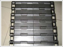 Solid steel plate conveyer belt