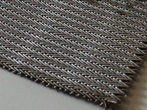 Compound weave balanced mesh belt ss 304 for conveyor belt furnace