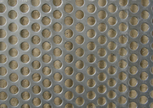 Round hole perforated stainless steel panel