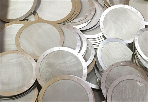 Wire mesh disc 60 mm diameter 20 mesh