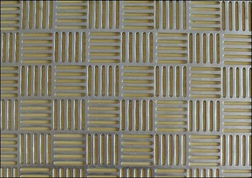 Ceiling decoration perforated slotted sheet