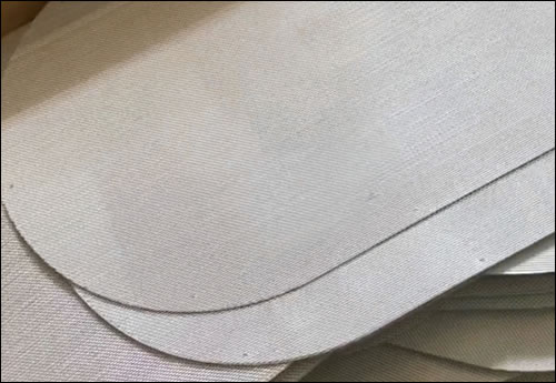Double layer extruder screen packs oval shape SS304 L woven wire mesh