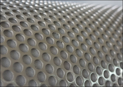 5mm Hole 1mm Thick 304 Stainless Steel Filter Perforated Mesh Sheet 30-160mm 