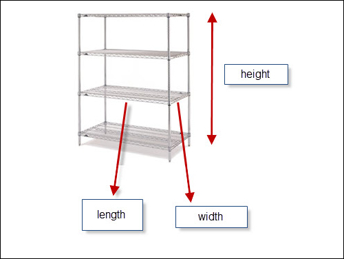 Shelf and Post Shelving Unit