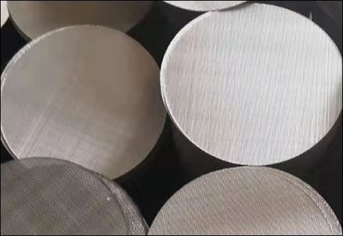 Steel Mesh Filter Discs,Plain Steel Plain Weave Mesh 20 Mesh 410mm Diameter Thickness 0.14mm